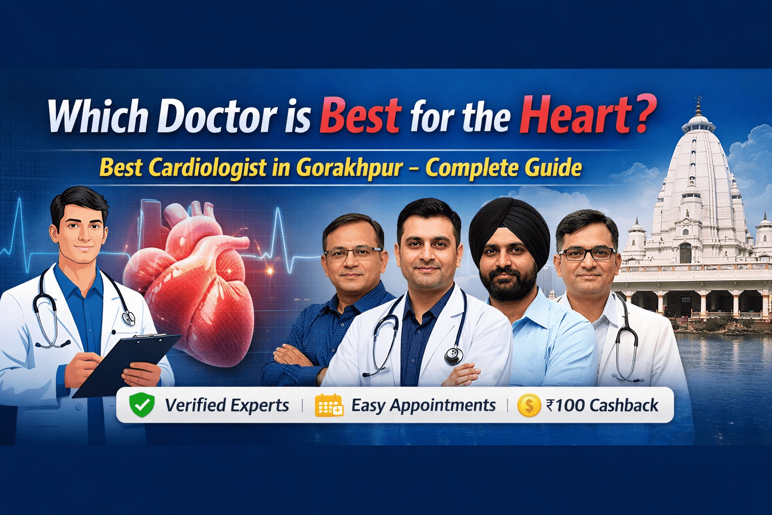 Featured image for blog: Which Doctor is Best for the Heart? | Best Cardiologist in Gorakhpur 