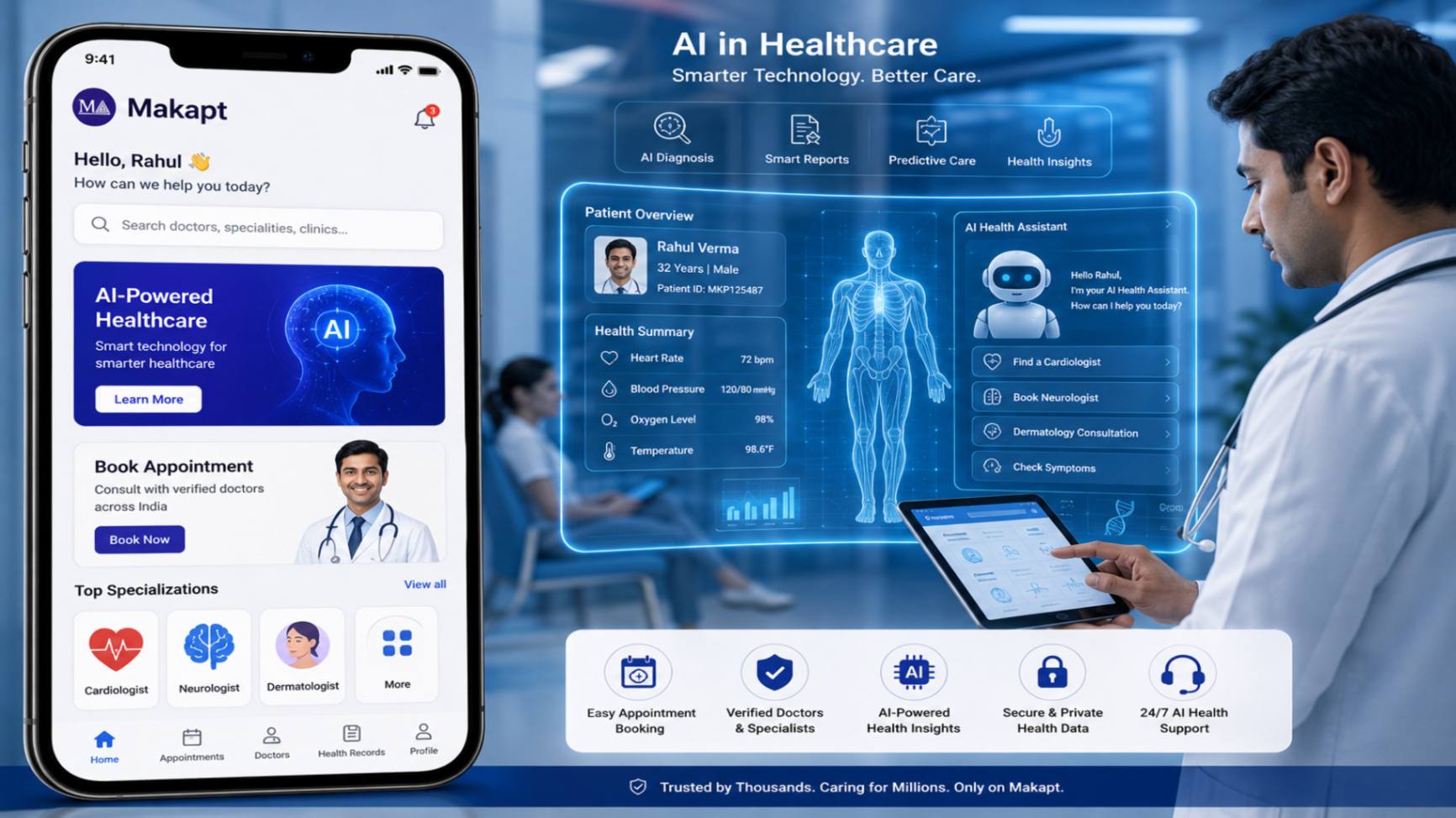 Featured image for blog: AI in Healthcare in India: How Technology is Changing Doctor Consultations in 2026