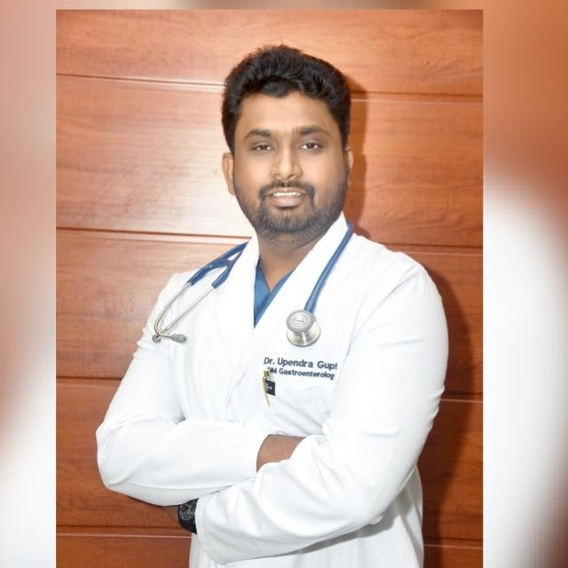 Portrait of Dr. Upendra Gupta, Gastroenterologist in gorakhpur